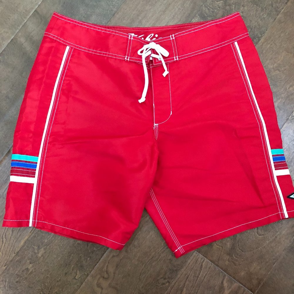 Hurley Men's Red Hobie Shorts Size 33